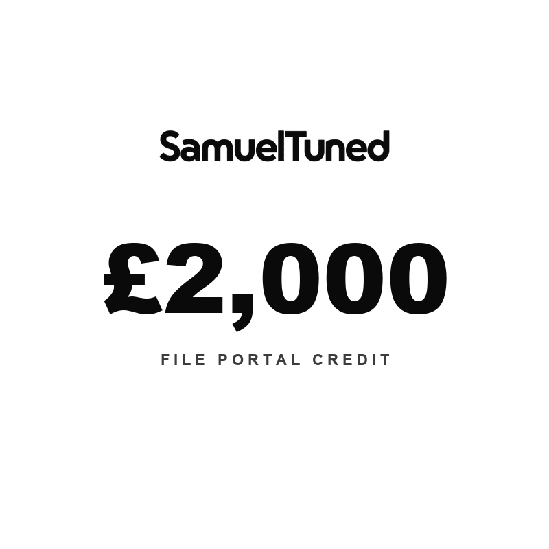 £2,000 File Portal Credit
